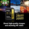 Compra Lexar SD Pro Gold UHS-II 1800X 512GB | Tarjeta de Memoria Profesional Ultra Rápida