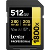 Compra Lexar SD Pro Gold UHS-II 1800X 512GB | Tarjeta de Memoria Profesional Ultra Rápida