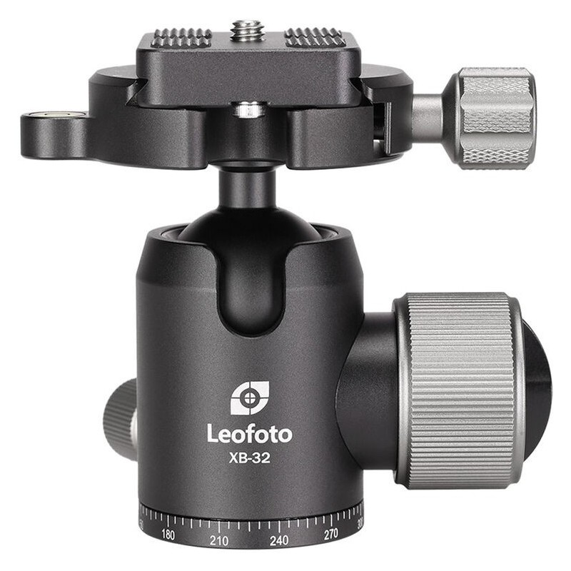 Leofoto Rótula XB-32 + Placa BPL-50 | Rótula Leofoto con Placa de Montaje Rápido