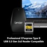 Lexar CFexpress Pro Tipo B Gold 1TB | Tarjeta de memoria profesional de alta capacidad para grabaciones en 8K y archivos RAW