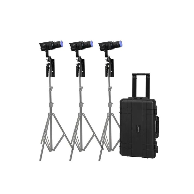 Compra Nanlite Forza 60C Kit X3 PT | Pack de 3 Focos LED RGBWW con Control Total del Color