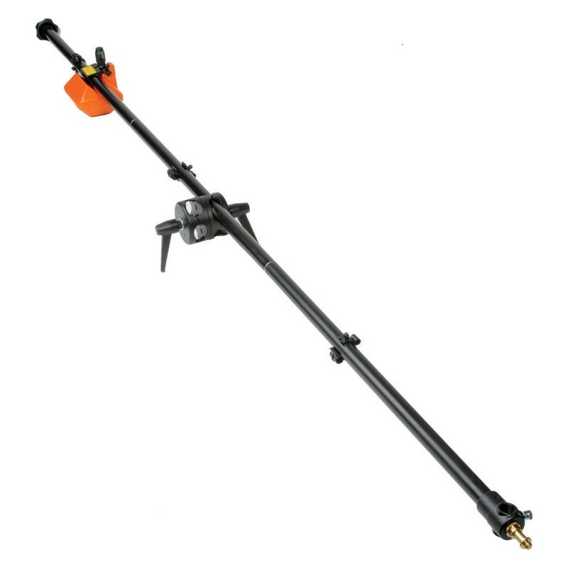Manfrotto 024B | Jirafa ligera para estudio con contrapeso incluido
