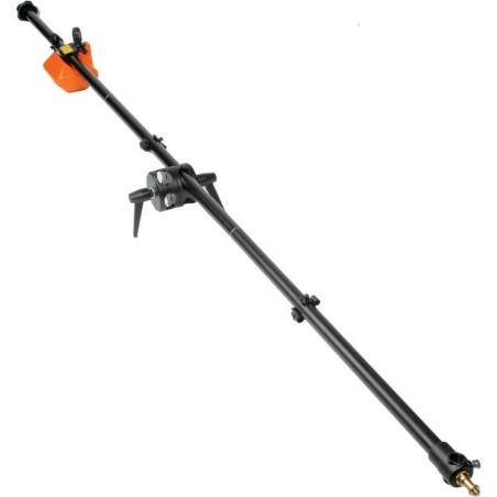 Manfrotto 024B | Jirafa ligera para estudio con contrapeso incluido