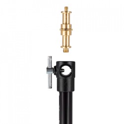 Manfrotto 024B | Jirafa ligera para estudio con contrapeso incluido