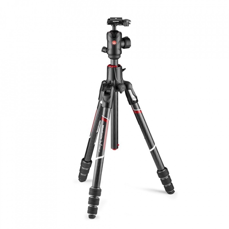 Manfrotto MKBFRC4GTXP-BH | Trípode profesional en fibra de carbono con columna basculante