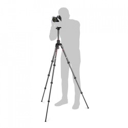 Manfrotto MKBFRC4GTXP-BH | Trípode profesional en fibra de carbono con columna basculante