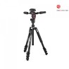 Manfrotto MKBFRLA4BK-3W | Trípode de aluminio con rótula 3-way fluida para foto y vídeo