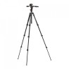 Manfrotto MKBFRLA4BK-3W | Trípode de aluminio con rótula 3-way fluida para foto y vídeo