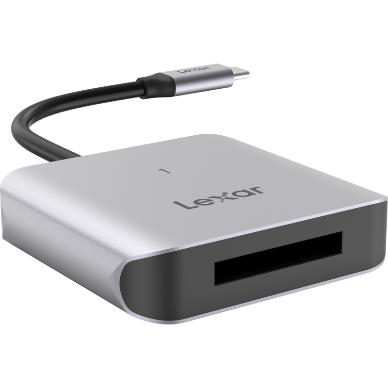 Lexar Lector CFexpress Tipo B USB-C RW510 | Lector de tarjetas de alta velocidad con conexión USB-C