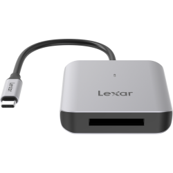 Lexar Lector CFexpress Tipo B USB-C RW510 | Lector de tarjetas de alta velocidad con conexión USB-C