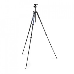 Manfrotto MKELMII4BL-BH | Trípode compacto de aluminio en color azul con rótula de bola