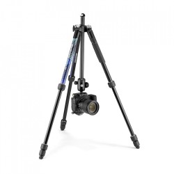 Manfrotto MKELMII4BL-BH | Trípode compacto de aluminio en color azul con rótula de bola