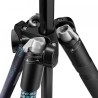 Manfrotto MKELMII4BL-BH | Trípode compacto de aluminio en color azul con rótula de bola