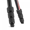 Manfrotto MKELMII4RD-BH | Trípode de viaje en aluminio con rótula de bola y acabado rojo