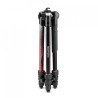 Manfrotto MKELMII4RD-BH | Trípode de viaje en aluminio con rótula de bola y acabado rojo