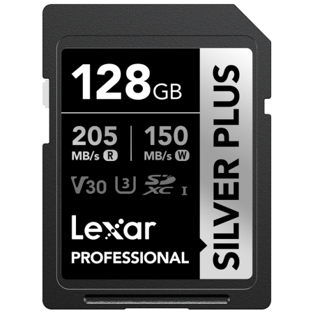 Compra Lexar SDXC Silver Plus UHS-1 128G V30 | Tarjeta de Memoria Rápida de Alta Capacidad