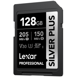 Compra Lexar SDXC Silver Plus UHS-1 128G V30 | Tarjeta de Memoria Rápida de Alta Capacidad