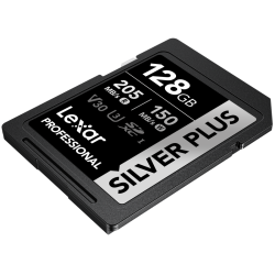 Compra Lexar SDXC Silver Plus UHS-1 128G V30 | Tarjeta de Memoria Rápida de Alta Capacidad