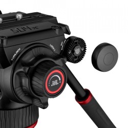 Manfrotto MVH504XAH | Rótula profesional fluida 504X con base plana para vídeo