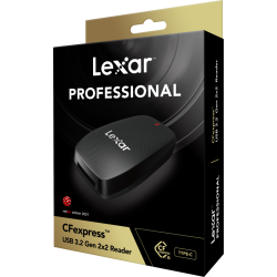 Lexar Lector Profesional CFexpress LRW550 | Lector de tarjetas de alto rendimiento para fotógrafos y videógrafos