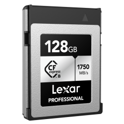 Lexar CFexpress Pro Tipo B Silver 128GB | Tarjeta de memoria de alta velocidad para grabaciones en 8K y archivos RAW