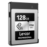 Lexar CFexpress Pro Tipo B Silver 128GB | Tarjeta de memoria de alta velocidad para grabaciones en 8K y archivos RAW