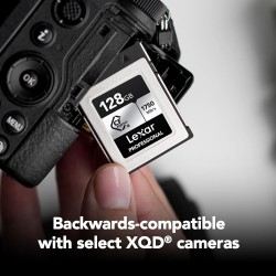 Lexar CFexpress Pro Tipo B Silver 128GB | Tarjeta de memoria de alta velocidad para grabaciones en 8K y archivos RAW
