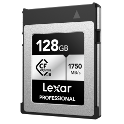 Lexar CFexpress Pro Tipo B Silver 128GB | Tarjeta de memoria de alta velocidad para grabaciones en 8K y archivos RAW