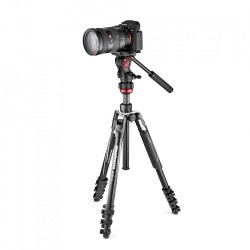 Manfrotto MVKBFRL-LIVE | Trípode de vídeo con rótula fluida y sistema de palanca