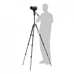 Manfrotto MVKBFRL-LIVE | Trípode de vídeo con rótula fluida y sistema de palanca