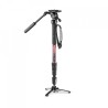 Manfrotto MVMELMIIA4LIVE | Kit de monopié de vídeo con base fluida y rótula de bola
