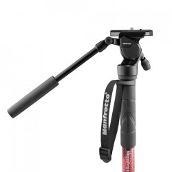 Manfrotto MVMELMIIA4LIVE | Kit de monopié de vídeo con base fluida y rótula de bola