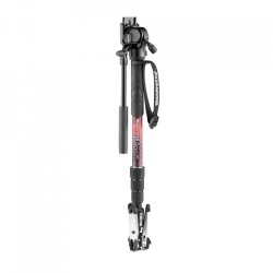 Manfrotto MVMELMIIA4LIVE | Kit de monopié de vídeo con base fluida y rótula de bola