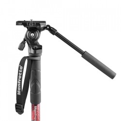 Manfrotto MVMELMIIA4LIVE | Kit de monopié de vídeo con base fluida y rótula de bola