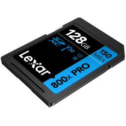 Compra Lexar SDXC 800X PRO Blue Series 128G | Tarjeta de Memoria Rápida para Video 4K y Fotografía