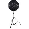 Nanlite Caja de Luz Linterna 80cm Montura Bowens Forza | caja de luz linterna 80cm | softbox esferico apertura rapida