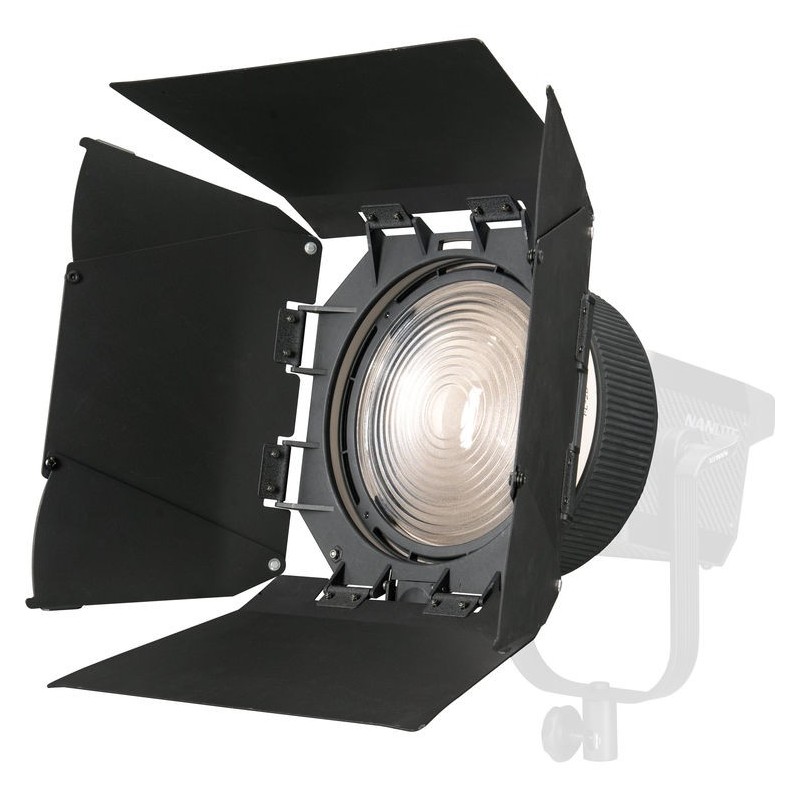 Compra Nanlite FL-20G Lente Fresnel con Voletas | Control de Iluminación para Producciones Profesionales