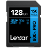 Compra Lexar SDXC 800X PRO Blue Series 128G | Tarjeta de Memoria Rápida para Video 4K y Fotografía