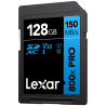 Compra Lexar SDXC 800X PRO Blue Series 128G | Tarjeta de Memoria Rápida para Video 4K y Fotografía