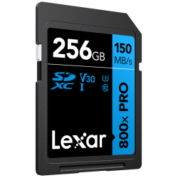 Compra Lexar SDXC 800X PRO Blue Series 256G | Tarjeta de Memoria Rápida para Video 4K y Fotografía Profesional
