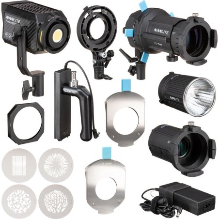 Compra Nanlite Forza 60B II Kit con PJ-FMM | Kit Completo con Proyector LED Bicolor y Lente de Proyección