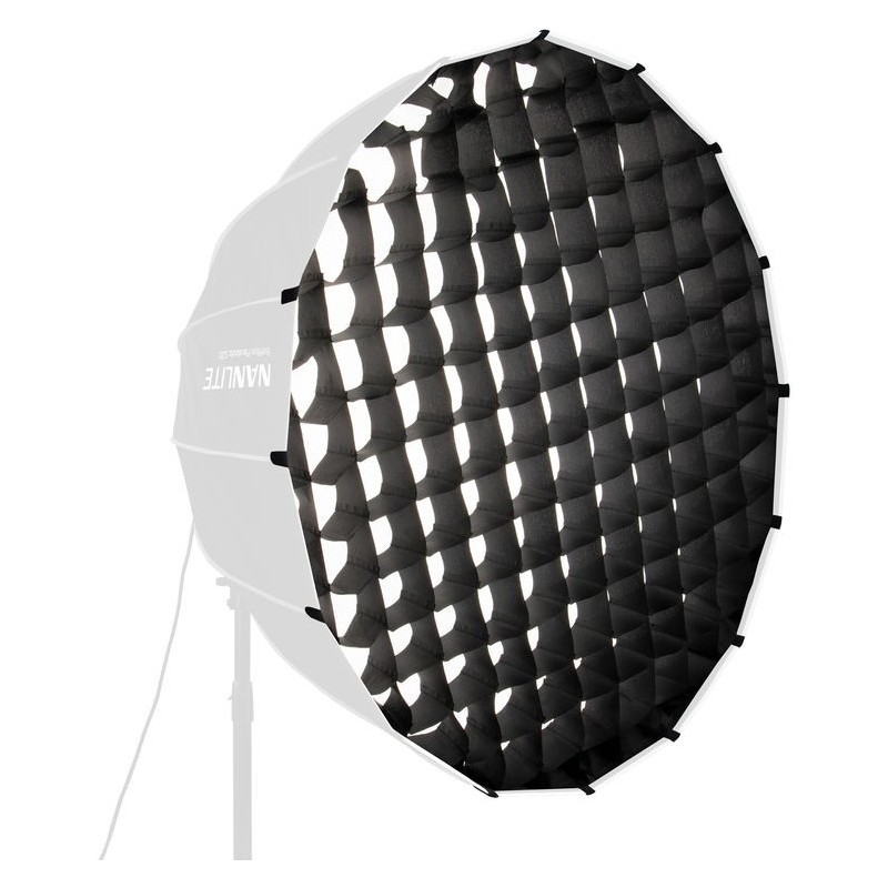 Nanlite Rejilla Panal para Softbox Parabólico | rejilla panal softbox | rejilla parabolica bowens | rejilla control derrame luz