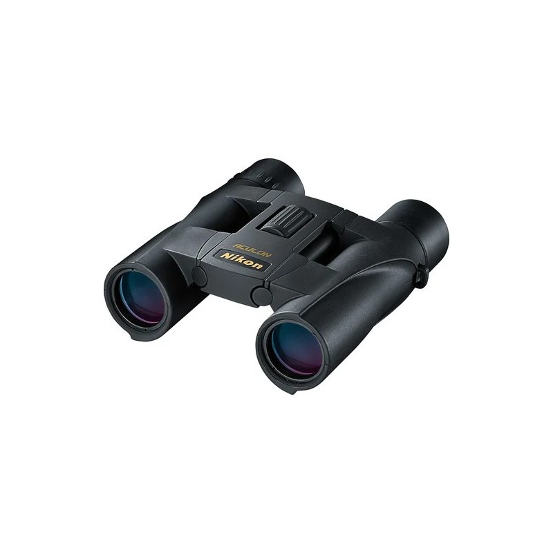 Nikon Prismáticos Aculon A30 8×25 Negro | Compactos y ligeros con excelente portabilidad