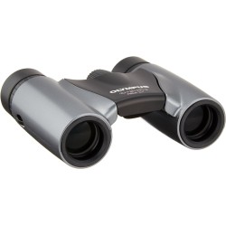 Olympus Prismáticos RC II 10x21 Plata + Funda | Prismáticos compactos y ligeros con funda protectora