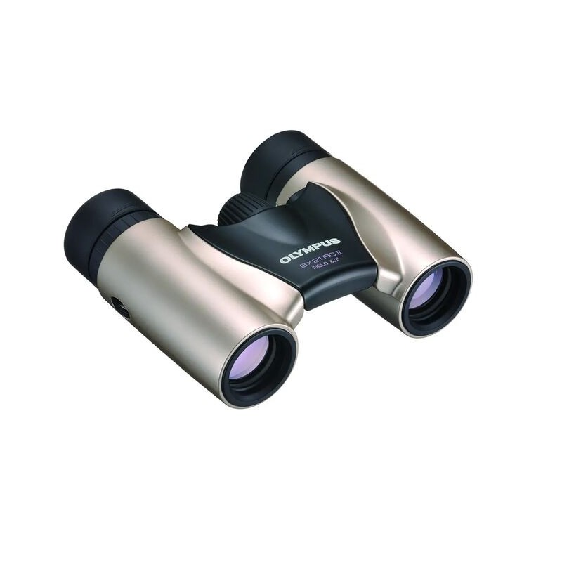 OM System 8x21 RC II | Prismáticos compactos oro champán con funda incluida