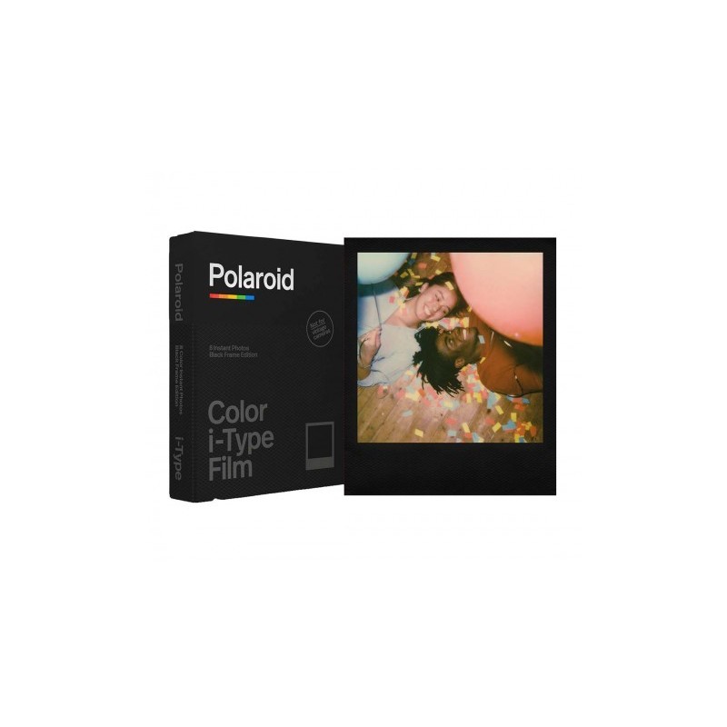 Polaroid Película i-Type Edición Marco Negro | Película instantánea en color con marco negro para cámaras i-Type