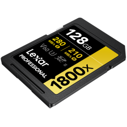 Lexar SDXC Pro Gold 1800X 128GB V60 | tarjeta sdxc 128gb | tarjeta sd profesional | tarjeta sd v60 video 4k