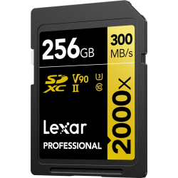 Compra Lexar SDXC 256GB 2000X PRO UHS-II CL | Tarjeta de Memoria Rápida para Video 4K