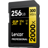 Compra Lexar SDXC 256GB 2000X PRO UHS-II CL | Tarjeta de Memoria Rápida para Video 4K