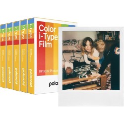 Polaroid Película i-Type Color Pack 40V | Pack de 40 fotos instantáneas en color para cámaras i-Type